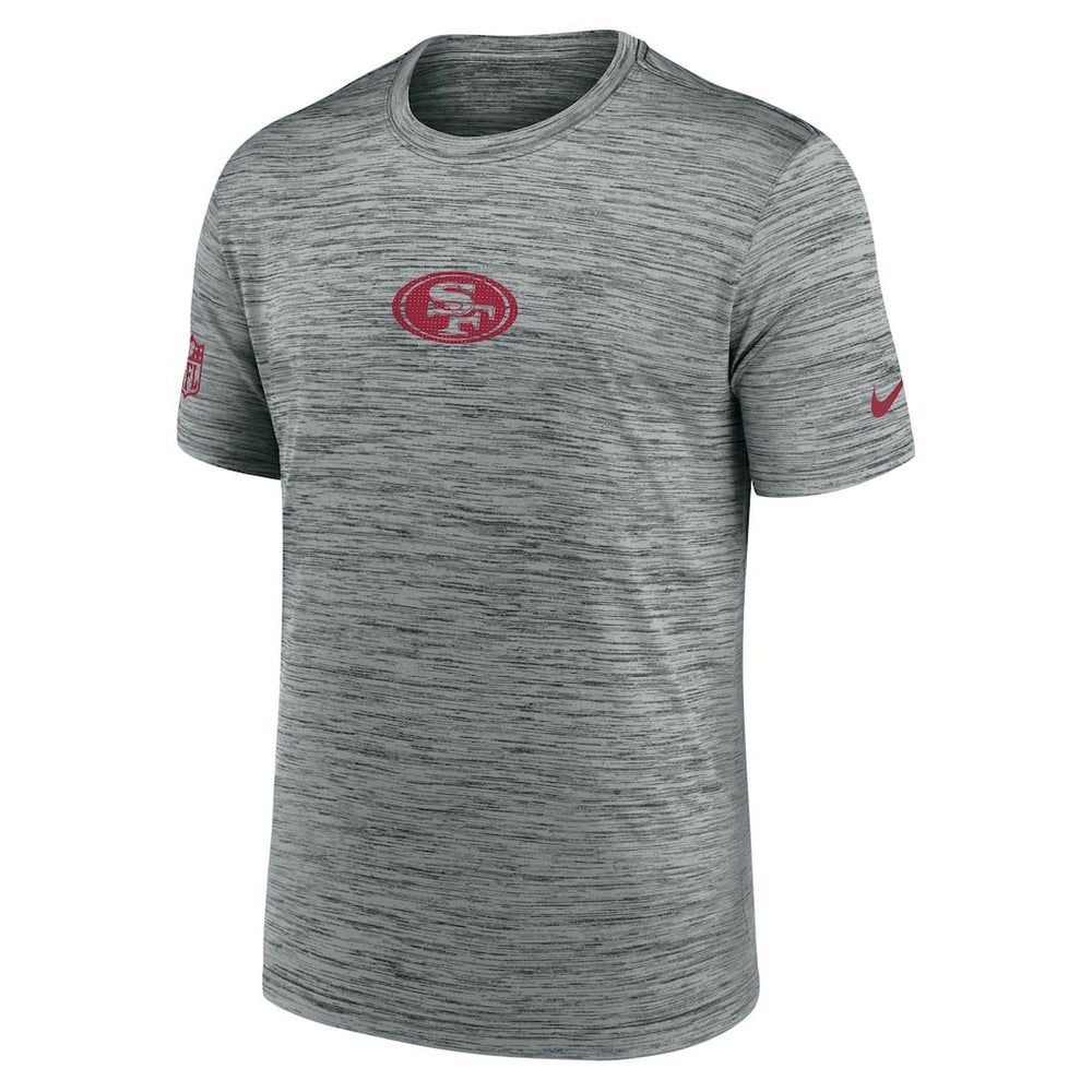 San Francisco 49ers Sideline Velocity Dri-FIT T-Shirt - Gray  - Gray T-shirts