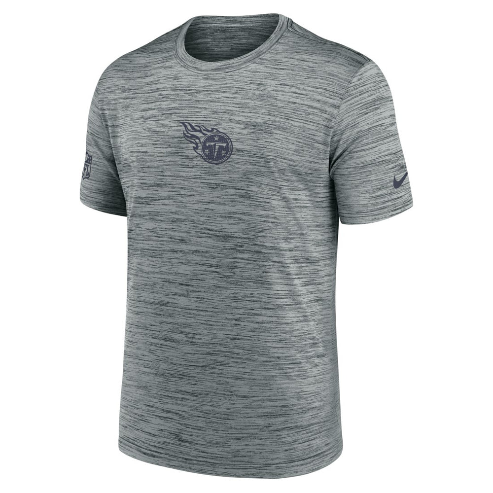 Tennessee Titans Sideline Velocity Dri-FIT T-Shirt - Gray  - Gray T-shirts