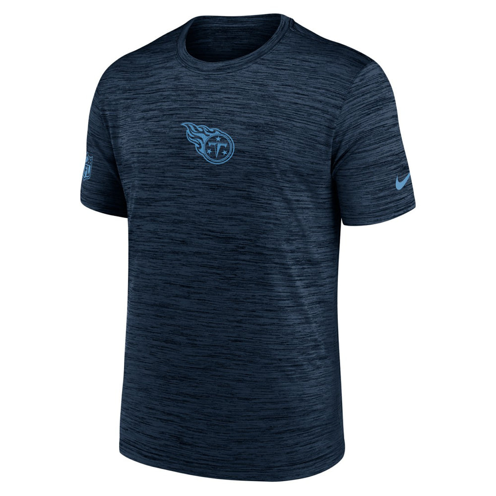 Tennessee Titans Sideline Velocity Dri-FIT T-Shirt - Navy  - Navy T-shirts