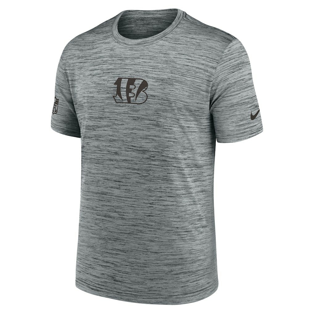 Cincinnati Bengals Sideline Velocity Dri-FIT T-Shirt - Gray  - Gray T-shirts
