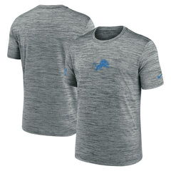 Detroit Lions Sideline Velocity Dri-FIT T-Shirt - Gray  - Gray T-shirts