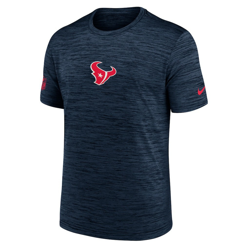 Houston Texans Sideline Velocity Dri-FIT T-Shirt - Navy  - Navy T-shirts