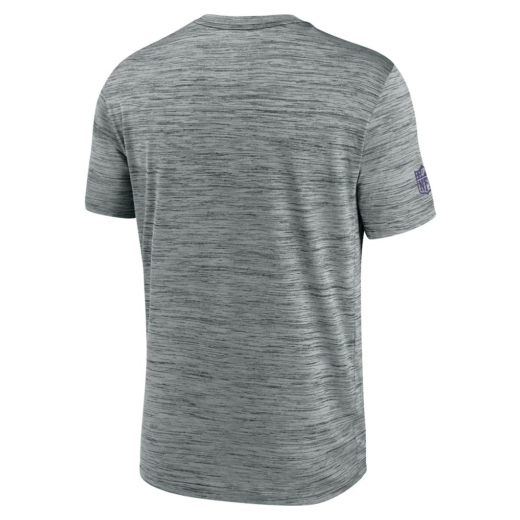 Baltimore Ravens Sideline Velocity Dri-FIT T-Shirt - Gray  - Gray T-shirts