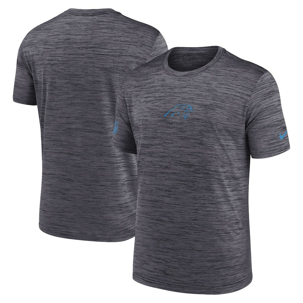 Carolina Panthers Sideline Velocity Dri-FIT T-Shirt - Black  - Black T-shirts