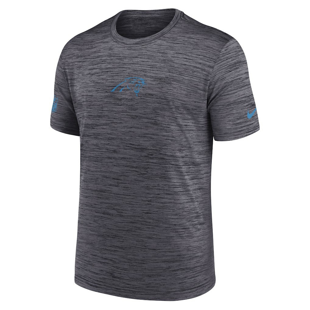 Carolina Panthers Sideline Velocity Dri-FIT T-Shirt - Black  - Black T-shirts