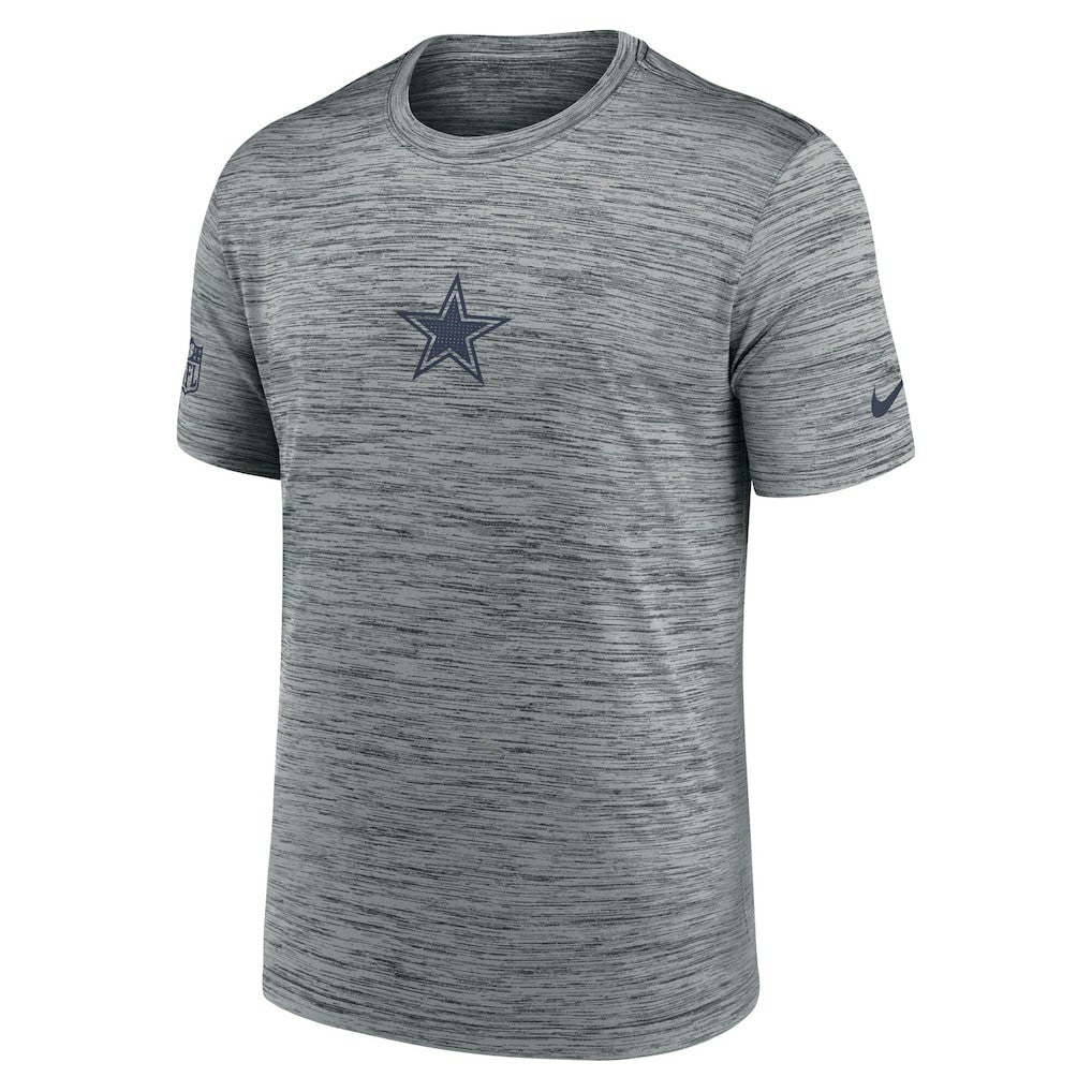 Dallas Cowboys Sideline Velocity Dri-FIT T-Shirt - Gray  - Gray T-shirts