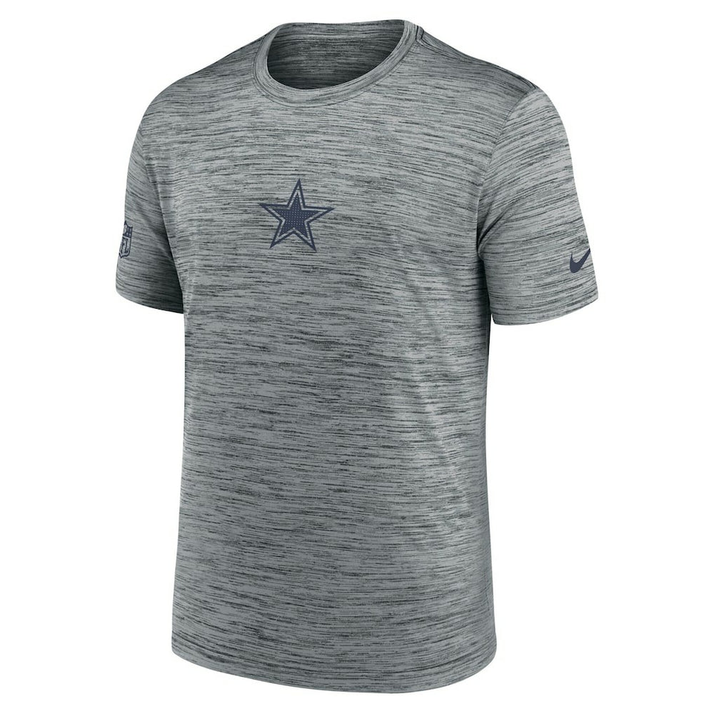 Dallas Cowboys Sideline Velocity Dri-FIT T-Shirt - Gray  - Gray T-shirts