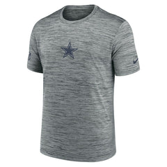 Dallas Cowboys Sideline Velocity Dri-FIT T-Shirt - Gray  - Gray T-shirts