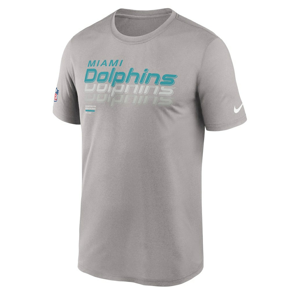 Miami Dolphins Sideline Legend Dri-FIT T-Shirt - Gray T-shirts