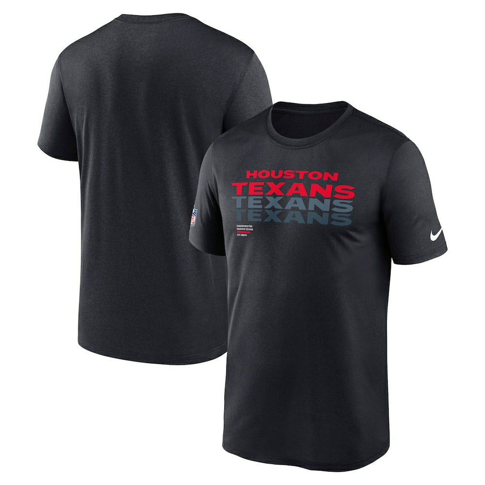Houston Texans Sideline Legend Dri-FIT T-Shirt - Navy T-shirts