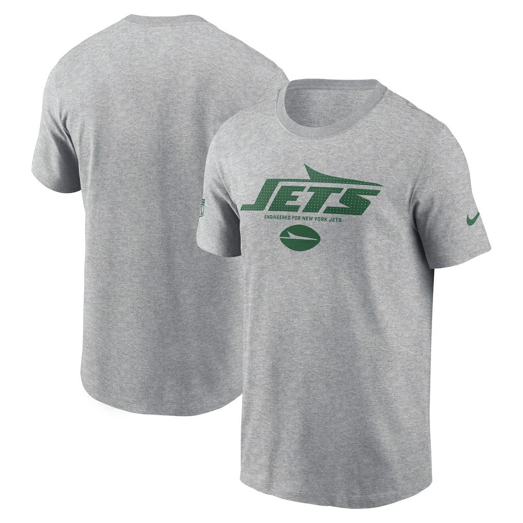 New York Jets Sideline Dri-FIT T-Shirt - Heather Gray T-shirts