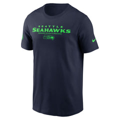 Seattle Seahawks Sideline Dri-FIT T-Shirt - College Navy T-shirts