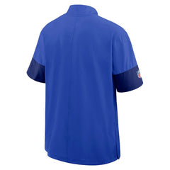 Los Angeles Rams Sideline Short Sleeve Quarter-Zip Dri-FIT Coach Jacket - Royal Jackets