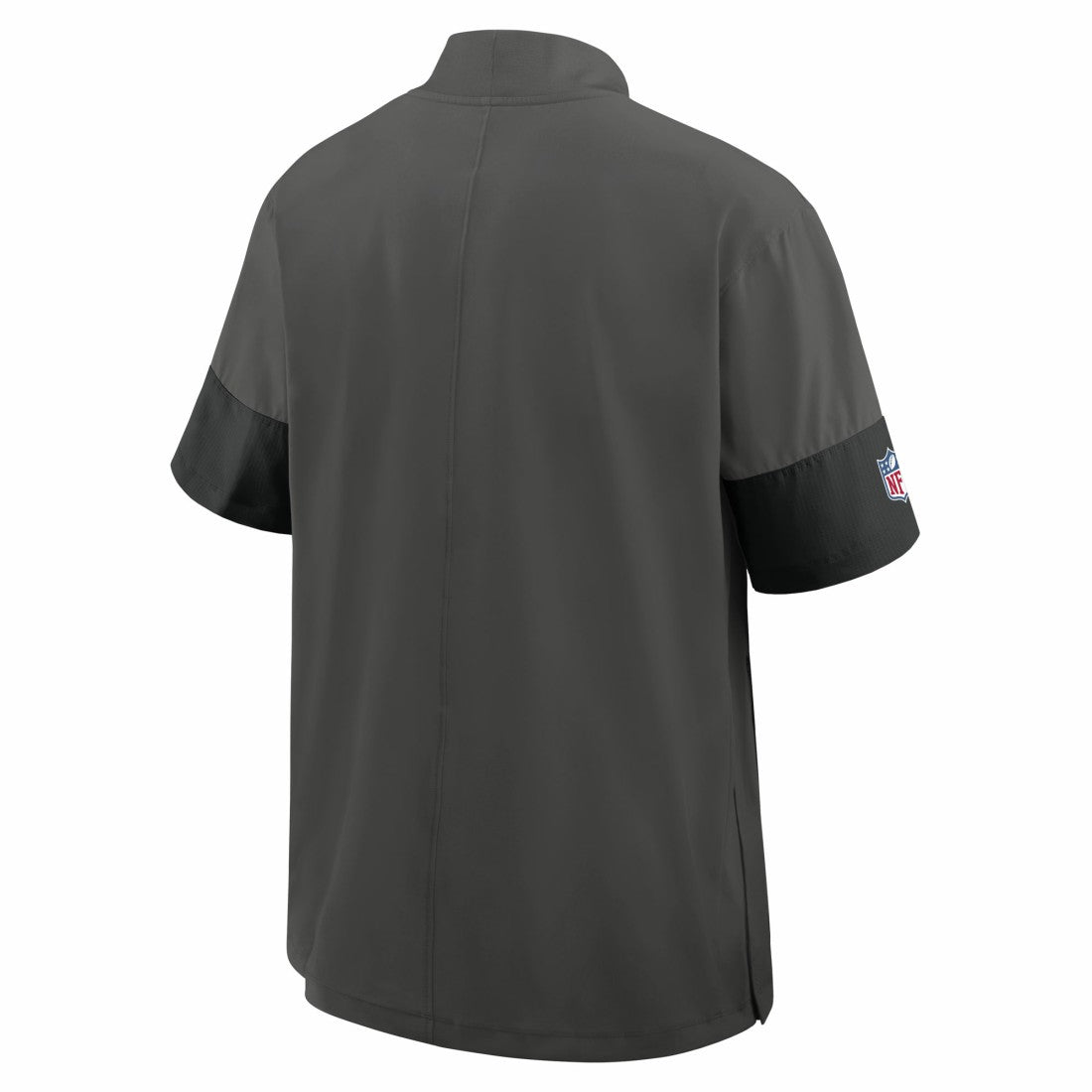 Tampa Bay Buccaneers Sideline Short Sleeve Quarter-Zip Dri-FIT Coach Jacket - Pewter Jackets