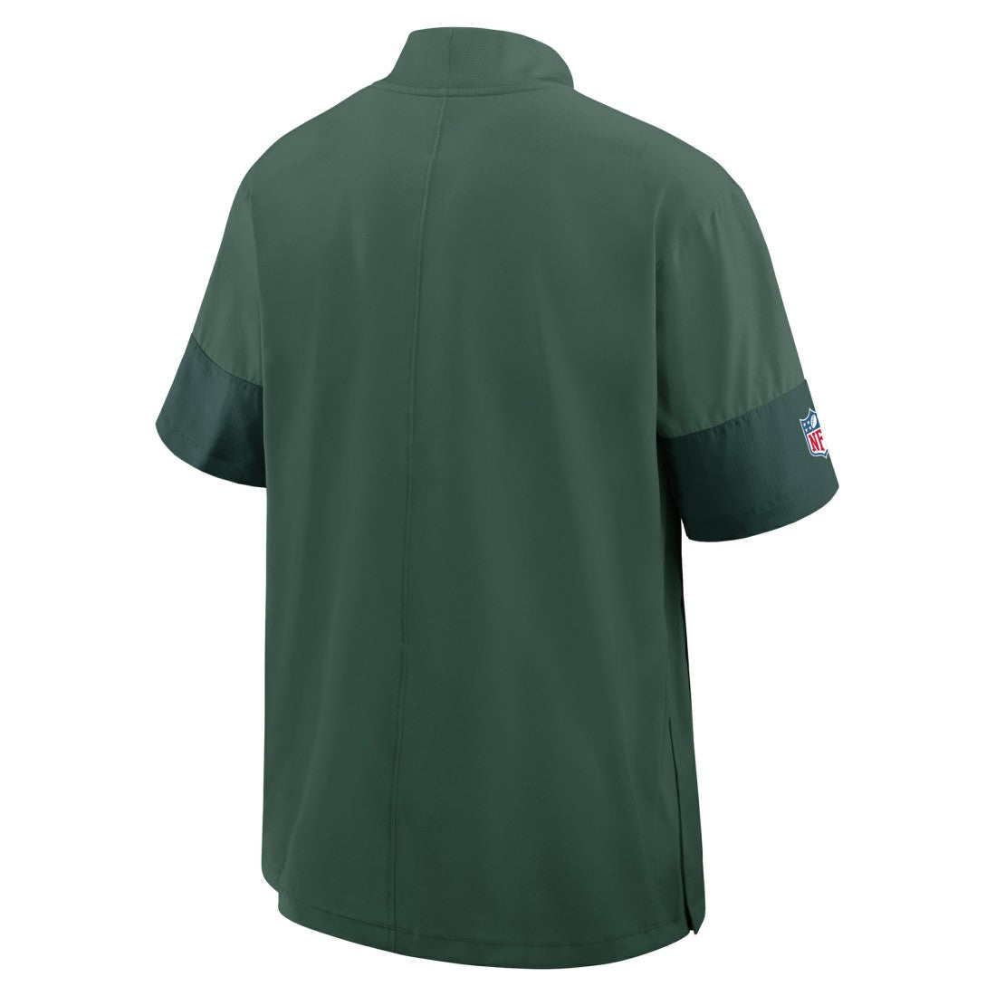 Green Bay Packers Sideline Short Sleeve Quarter-Zip Dri-FIT Coach Jacket - Green Jackets