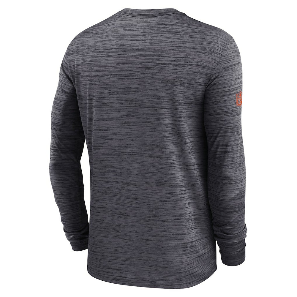 Cincinnati Bengals Sideline Velocity Performance Long Sleeve T-Shirt - Black  - Black T-shirts