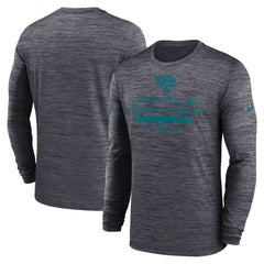 Jacksonville Jaguars Sideline Velocity Performance Long Sleeve T-Shirt - Black  - Black T-shirts