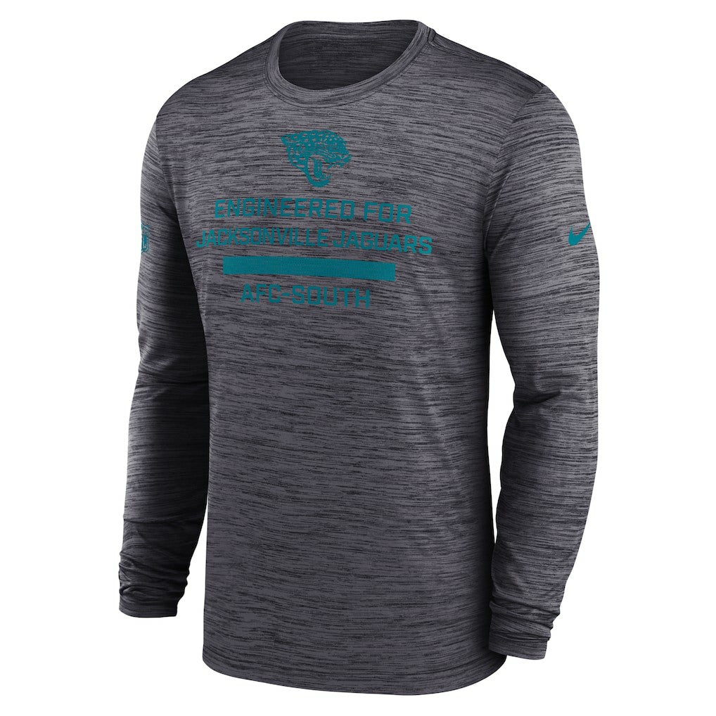 Jacksonville Jaguars Sideline Velocity Performance Long Sleeve T-Shirt - Black  - Black T-shirts