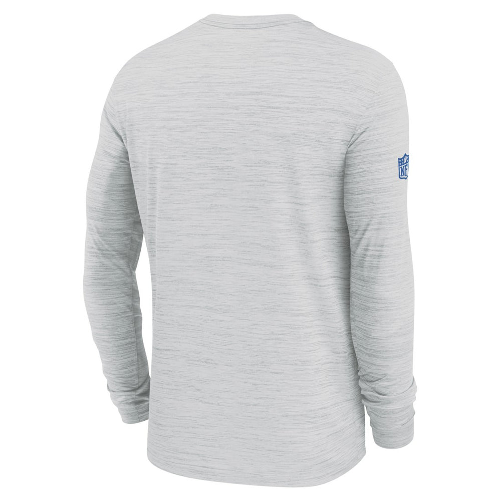 Detroit Lions Sideline Velocity Performance Long Sleeve T-Shirt - Ash  - Ash T-shirts