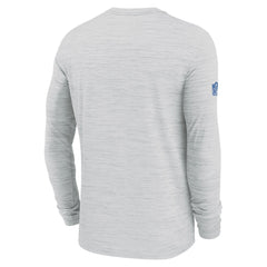 Detroit Lions Sideline Velocity Performance Long Sleeve T-Shirt - Ash  - Ash T-shirts