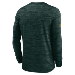 Green Bay Packers Sideline Velocity Performance Long Sleeve T-Shirt - Green  - Green T-shirts