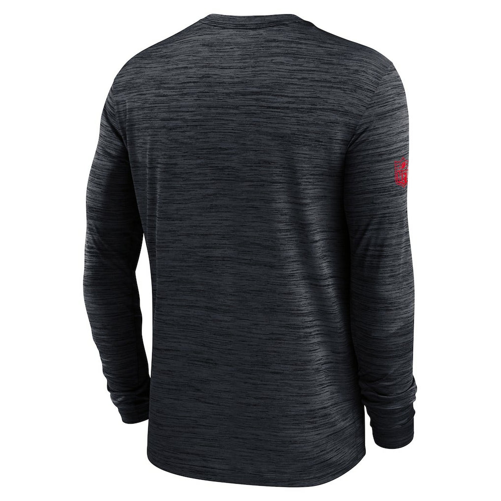 Houston Texans Sideline Velocity Performance Long Sleeve T-Shirt - Navy  - Navy T-shirts