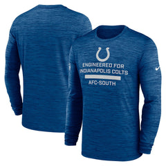 Indianapolis Colts Sideline Velocity Performance Long Sleeve T-Shirt - Royal  - Royal T-shirts