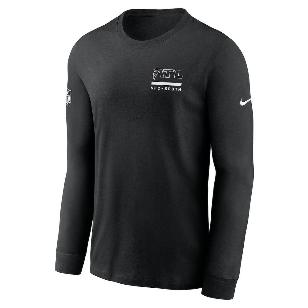 Atlanta Falcons Sideline Dri-FIT Long Sleeve T-Shirt - Black T-shirts