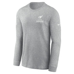 Arizona Cardinals Sideline Dri-FIT Long Sleeve T-Shirt - Heather Gray T-shirts