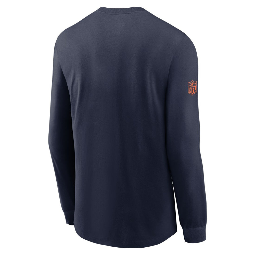 Denver Broncos Sideline Dri-FIT Long Sleeve T-Shirt - Navy T-shirts