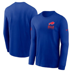 Buffalo Bills Sideline Dri-FIT Long Sleeve T-Shirt - Royal T-shirts