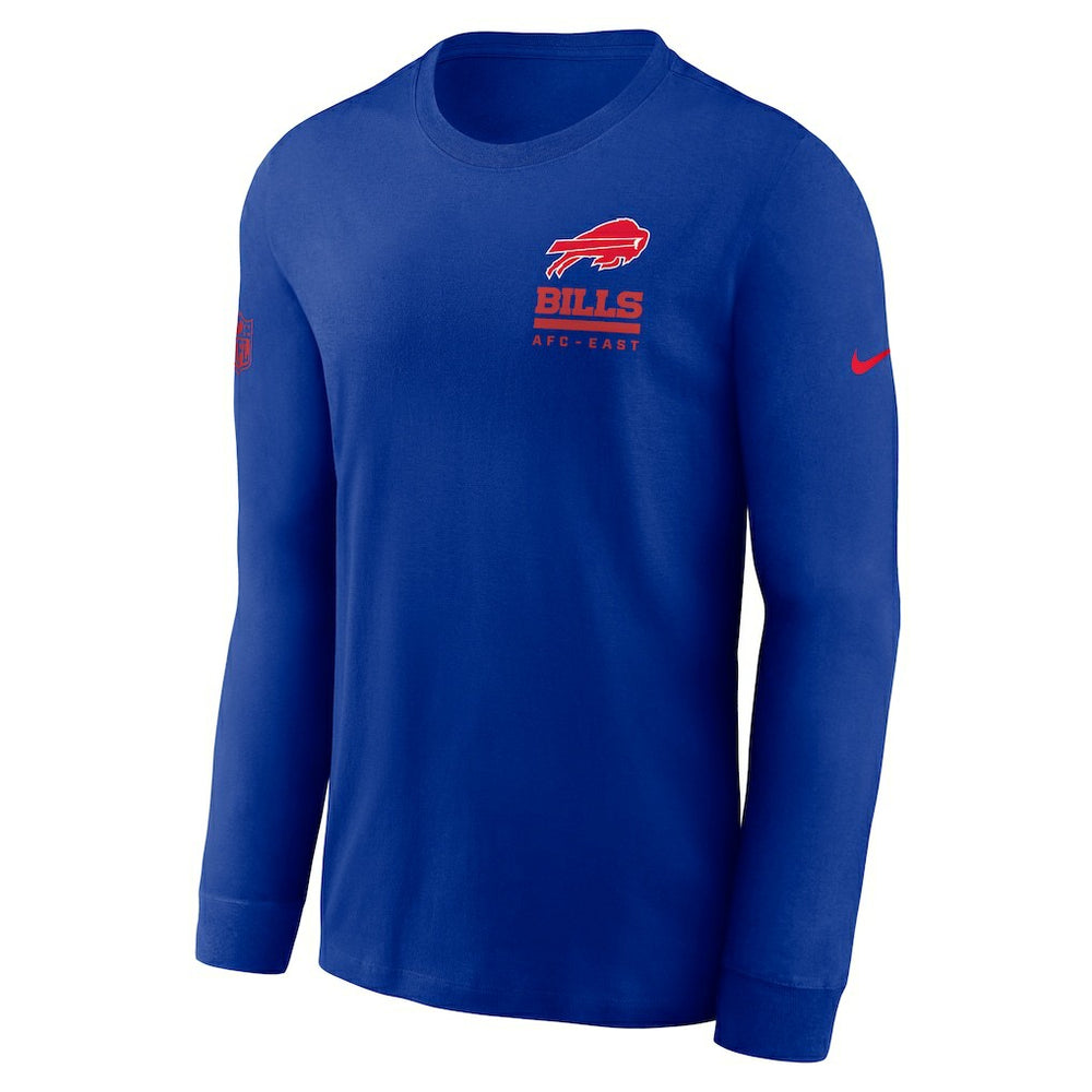 Buffalo Bills Sideline Dri-FIT Long Sleeve T-Shirt - Royal T-shirts