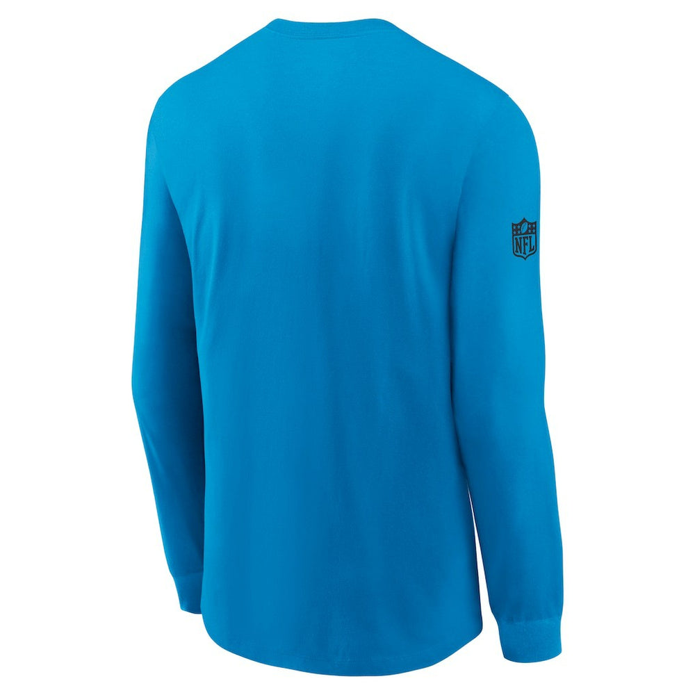 Carolina Panthers Sideline Dri-FIT Long Sleeve T-Shirt - Blue T-shirts