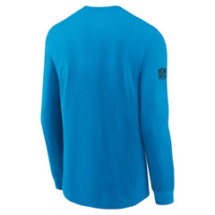 Carolina Panthers Sideline Dri-FIT Long Sleeve T-Shirt - Blue T-shirts