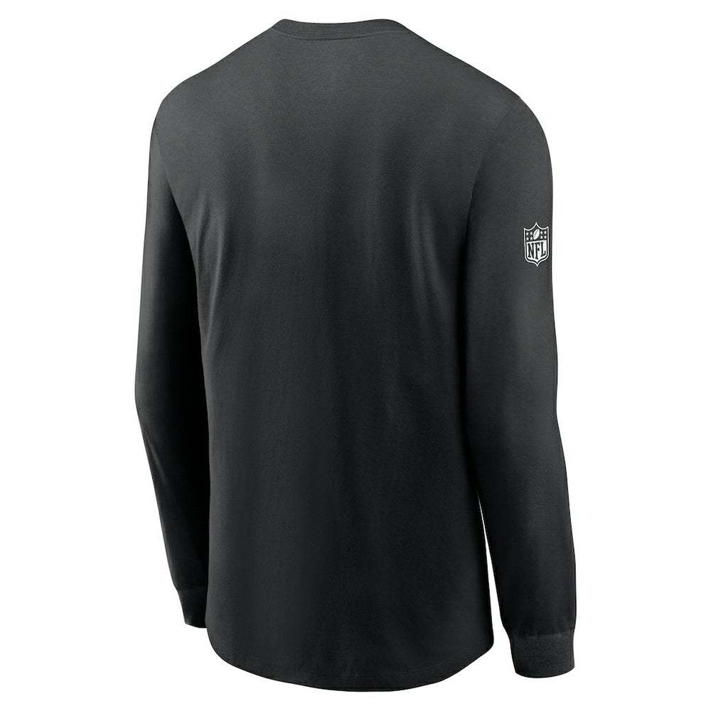 New York Jets Sideline Dri-FIT Long Sleeve T-Shirt - Black T-shirts