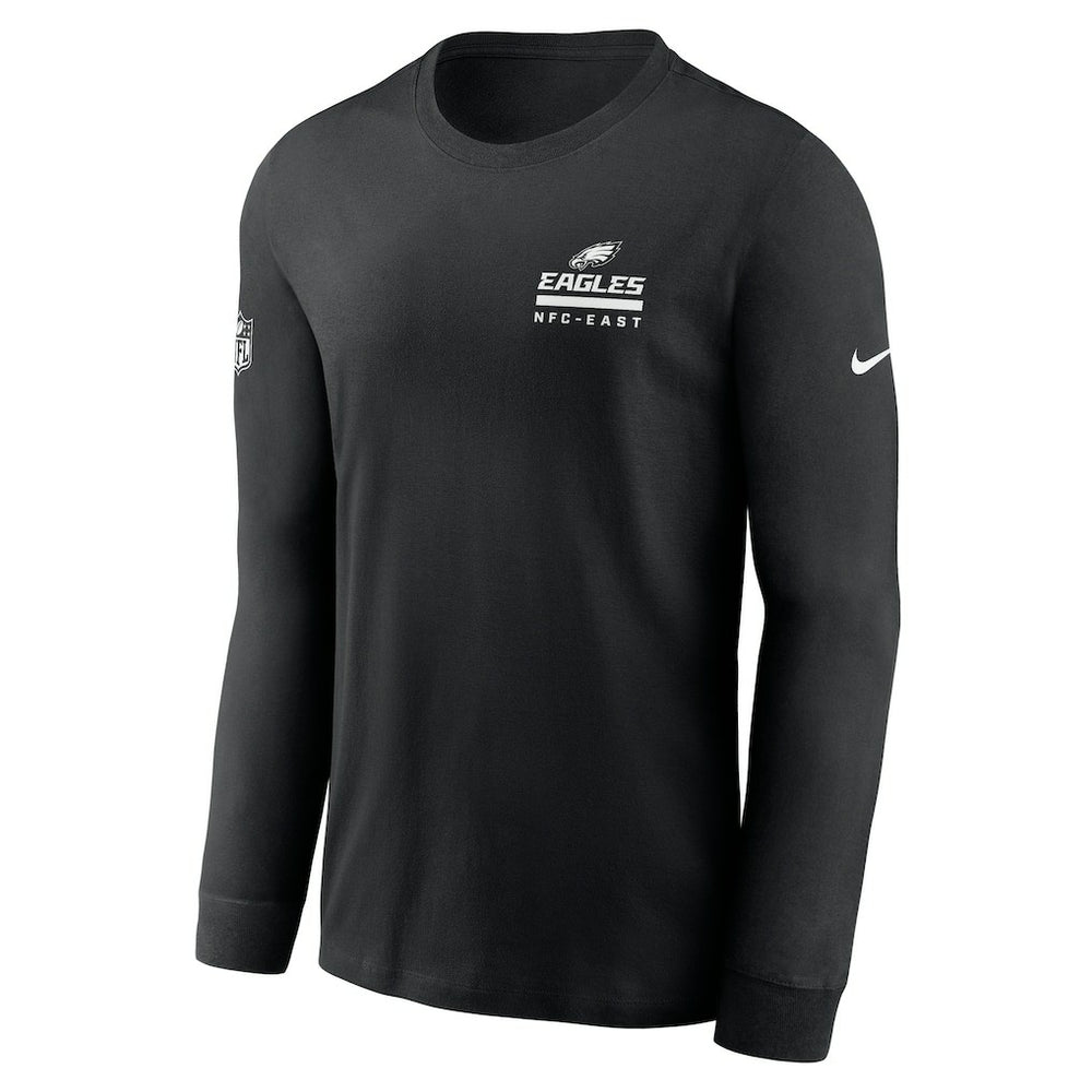 Philadelphia Eagles Sideline Dri-FIT Long Sleeve T-Shirt - Black T-shirts