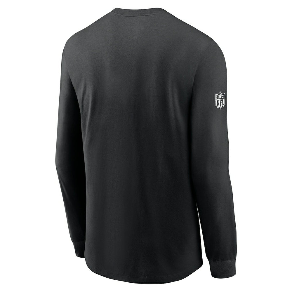 Philadelphia Eagles Sideline Dri-FIT Long Sleeve T-Shirt - Black T-shirts