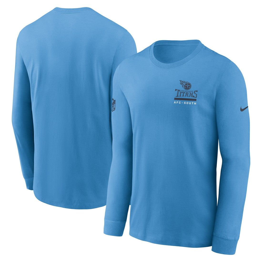 Tennessee Titans Sideline Dri-FIT Long Sleeve T-Shirt - Light Blue T-shirts