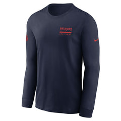 New England Patriots Sideline Dri-FIT Long Sleeve T-Shirt - Navy T-shirts