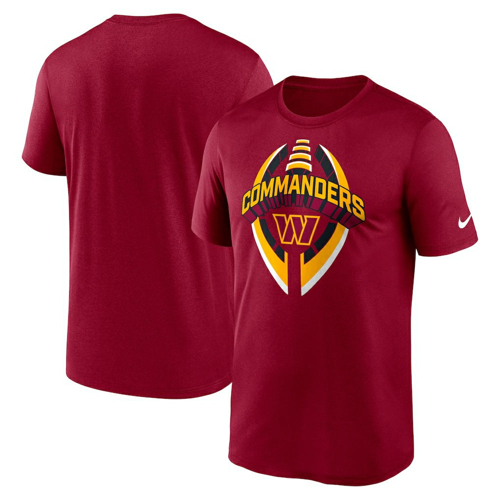 Washington Commanders Legend Icon Performance T-Shirt - Burgundy T-shirts