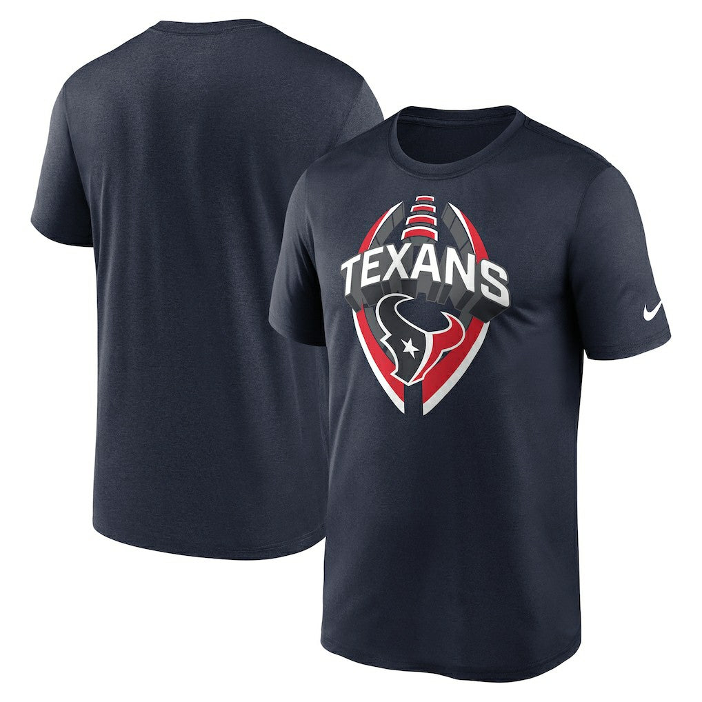 Houston Texans Legend Icon Performance T-Shirt - Navy T-shirts