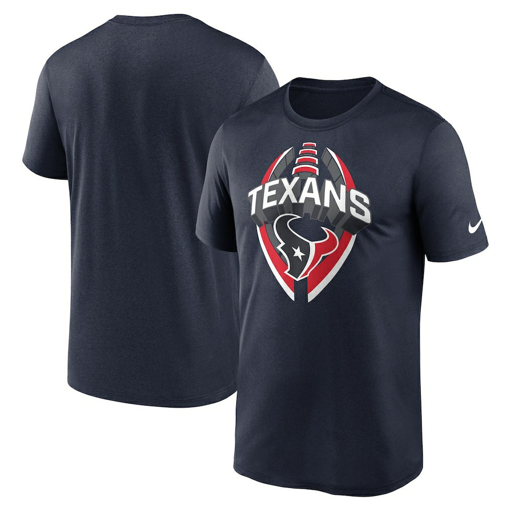 Houston Texans Legend Icon Performance T-Shirt - Navy T-shirts