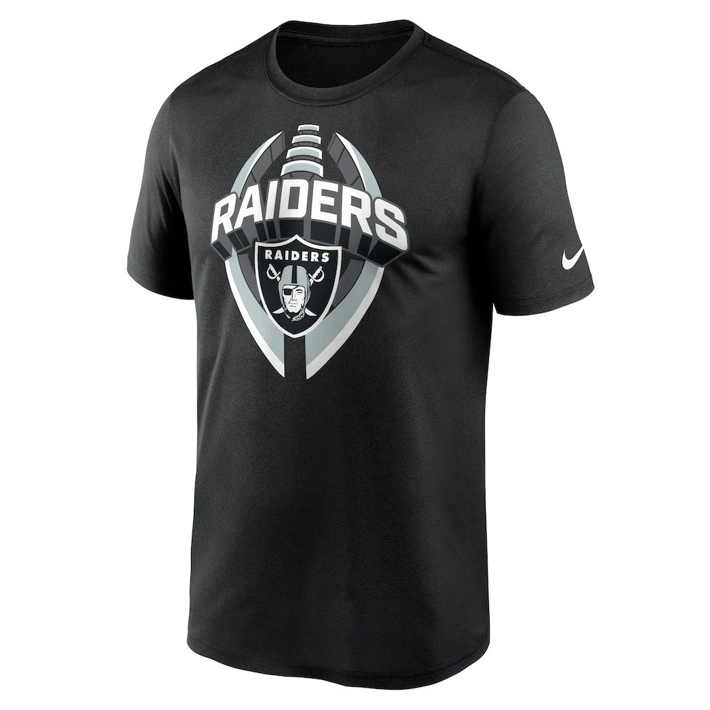 Las Vegas Raiders Legend Icon Performance T-Shirt - Black T-shirts