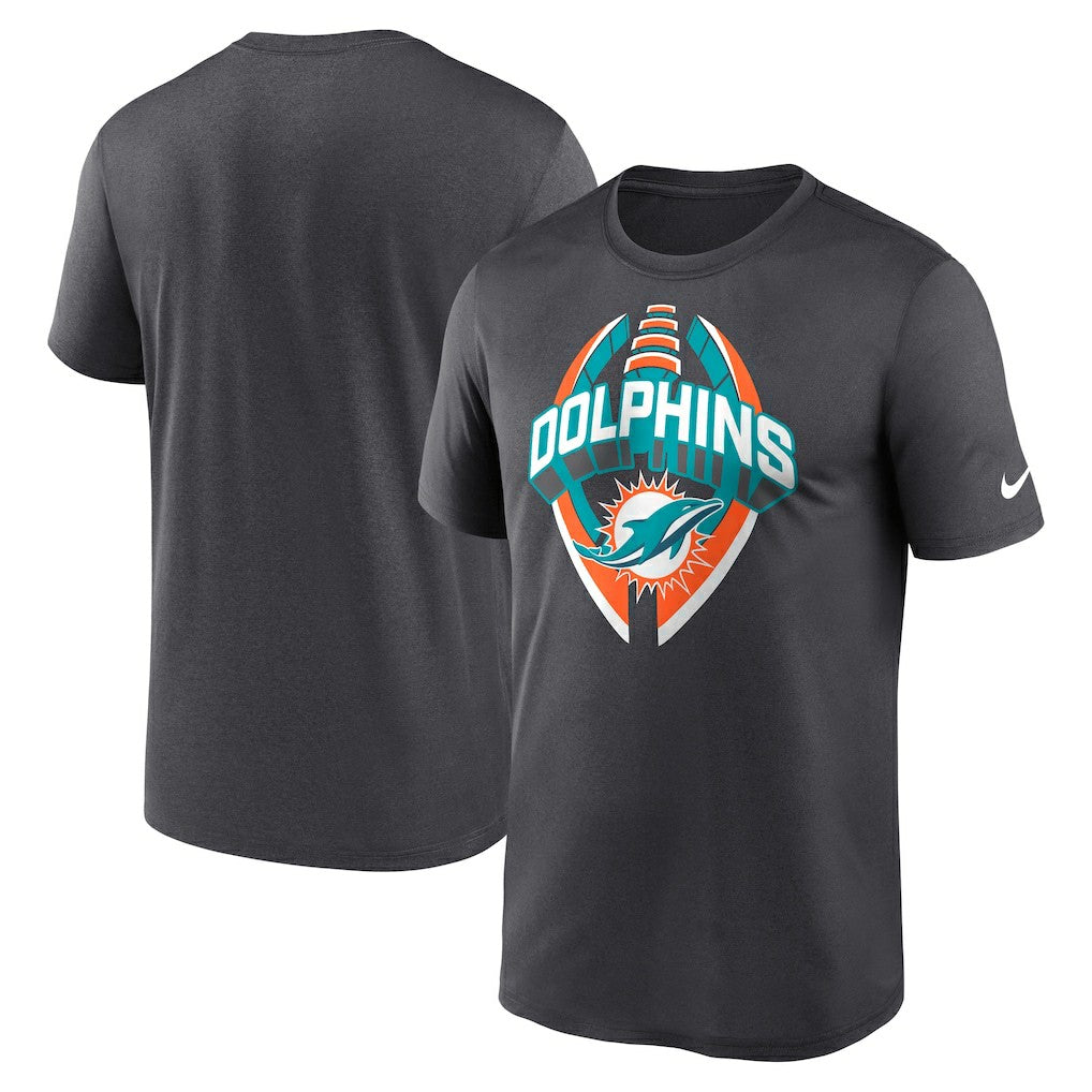 Miami Dolphins Legend Icon Performance T-Shirt - Gray T-shirts
