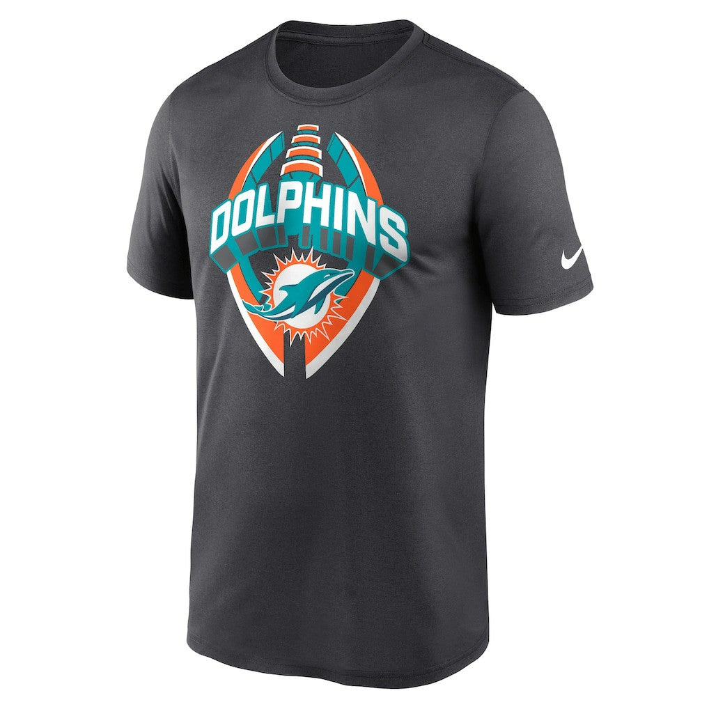 Miami Dolphins Legend Icon Performance T-Shirt - Gray T-shirts
