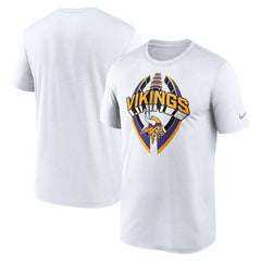 Minnesota Vikings Legend Icon Performance T-Shirt - White T-shirts
