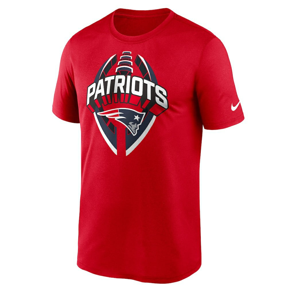 New England Patriots Legend Icon Performance T-Shirt - Red T-shirts