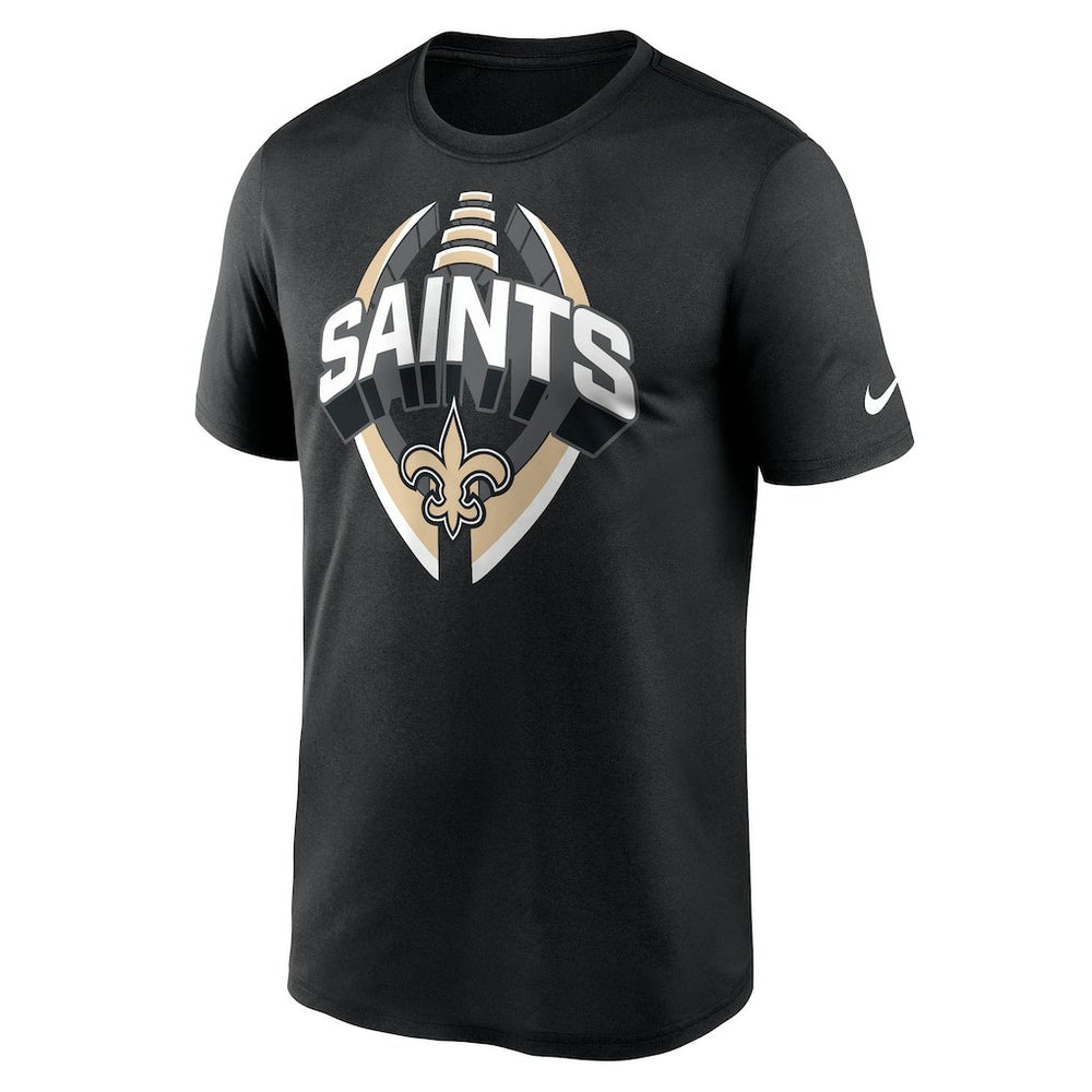 New Orleans Saints Legend Icon Performance T-Shirt - Black T-shirts