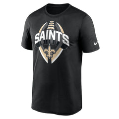 New Orleans Saints Legend Icon Performance T-Shirt - Black T-shirts