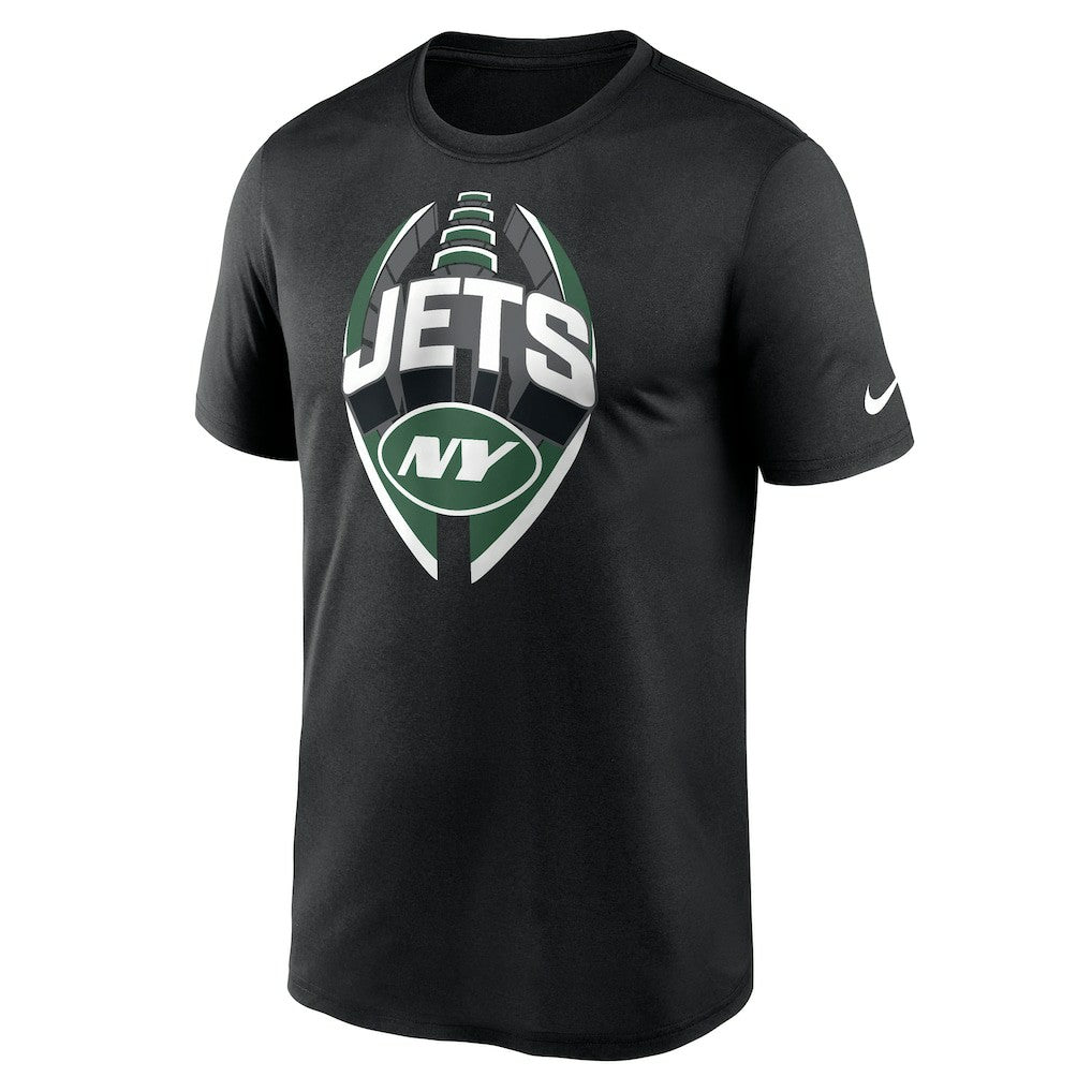 New York Jets Legend Icon Performance T-Shirt - Black T-shirts
